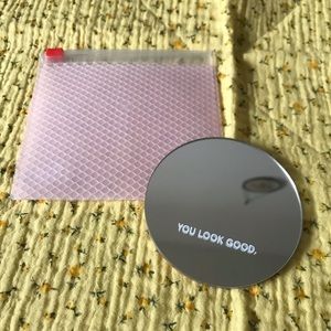 Glossier mirror YOU LOOK GOOD send me offer